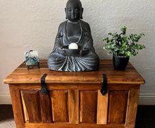 solid wood storage unit