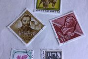 5 stamps from Hungary