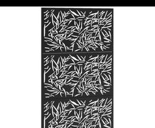 Metal garden privacy screen black like new