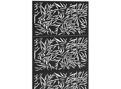 Metal garden privacy screen black like new