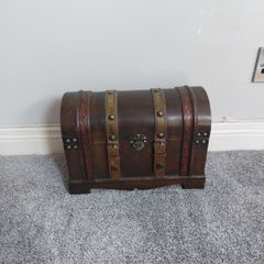 Wooden, ornate, treasure chest !