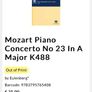 Mozart piano concerto no. 23 in A Major Image 3