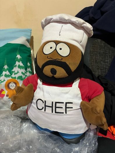 Rare 1998 14" South Park plush "Chef"