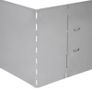 Lawn Fence 15 pcs Galvanised Steel 100x20 cm Image 5