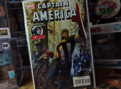 Captain America ! Issue #602 !  "Tea Bag The Libs" Controversial Issue ! 2010 ! by Marvel !