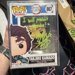 Funko pop Demon slayer tanjiro signed