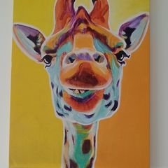 Giraffe Canvas Art