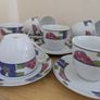 Germany porcelain(WINTERLING) tea set for 12 person, contains 24  pcs, including 12 tea cups and 12 saucers. Brand new, never used. Image 3