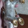 Vintage collectible metal and enamel trinket box "Camel". Image 2