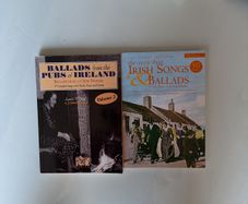 music books ballads of Ireland songs pubs x 2 books
