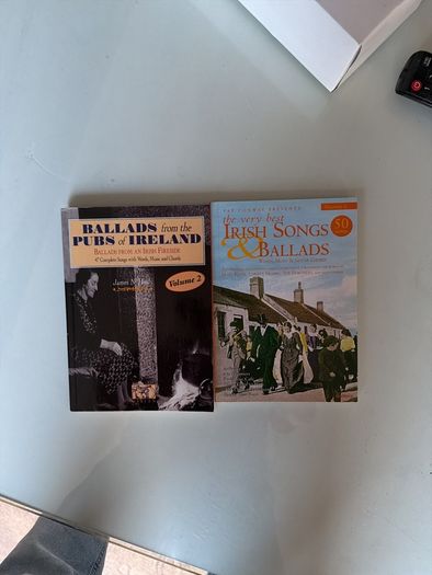 music books ballads of Ireland songs pubs x 2 books