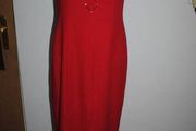 Joseph Ribkoff Creations red maxi diamante dress size UK12 EU40 Postage included