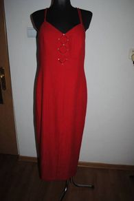 Joseph Ribkoff Creations red maxi diamante dress size UK12 EU40 Postage included