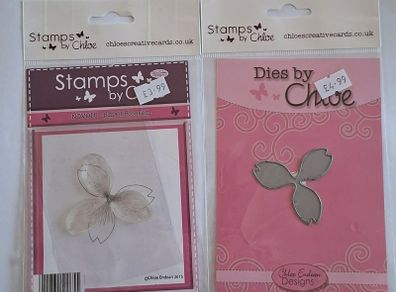 Small Blossom Stamp and Die Set.
