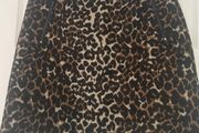 Dunnes Stores Leopard Print Mini Skirt - Size 14 - Lined