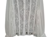Zara romantic lace and ruffled Blouse