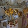 Pretty Brass coloured coffee/tea spoons Image 4