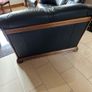 PRICE DROPPED 2 Seater Leather couches and chair Image 2