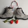 Dr Martens 1460 8 hole panther leopard hair on boots UK5 EU38 US7 Image 7