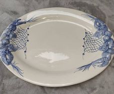 Genevieve Lethu French Vintage Oval Platter
