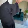 Ladies Black Cold Shoulder Wrap Dress from Boohoo Image 9