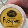 FARMYARD POTTERY , Dishwasher  Saft onlyHand-painted ceramic oil and vinegar cruet set ON HOLDING MATHING SMALL TRAY. Image 2