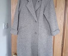 Ladies wool tweed coat