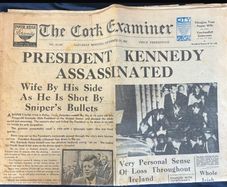 1963 Cork Examiner JFK Kennedy Assassination Newspaper 23 Nov Complete 20 Pages