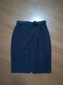 River Island faux suede skirt