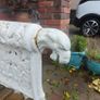 Cast Iron Bench & Table Image 2
