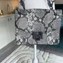 Ladies Grey Snake Print Handbag from Aldo Image 3
