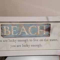 'Beach' sign /saying