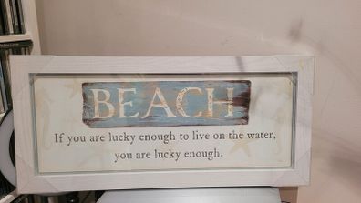 'Beach' sign /saying