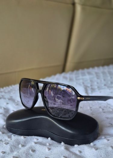 Carrera Unisex Sunglasses 302/S Black White/Grey Shaded 59/15/145