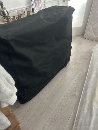 Double folding bed