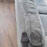 3 seater couch with pouffe Image 3