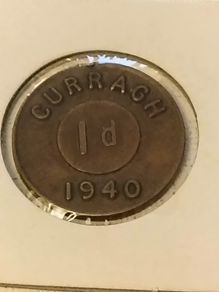 Curragh 1d token 1940
