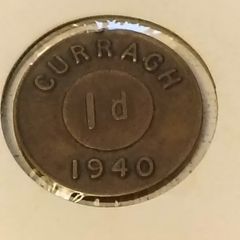 Curragh 1d token 1940
