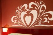 large heart decal