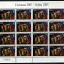 2007 Ireland Christmas commemorative Stamp Sheetlets Plate 1A1A1A1A Mint Never Hinged (MNH) Image 3
