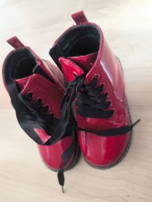 Kids red patent boots uk 7