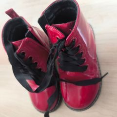 Kids red patent boots uk 7