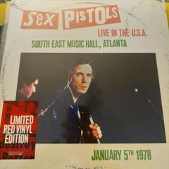 SEALED/NEW.    RED vinyl -  Sex Pistols - Live in the USA vinyl LP- Atlanta,  January 5,  1978