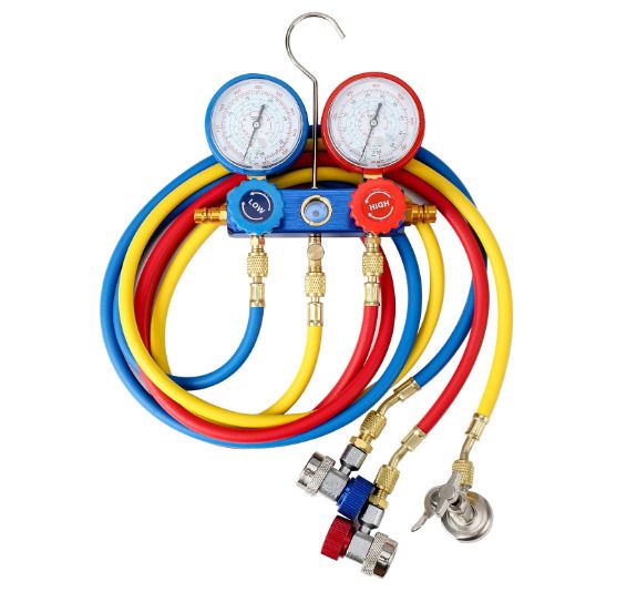 Air Conditioning R134a Refrigerant Distributor Gauge Set