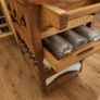 Solid Pine Kitchen Trolly Image 4