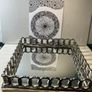 Vintage Style Silver Mirror Tray Image 4