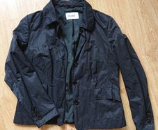Black delmod Coat. Size 14