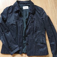 Black delmod Coat. Size 14