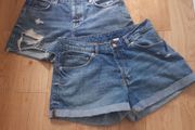 Denim Shorts Set - Topshop / H&amp;M
