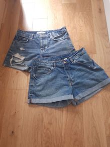 Denim Shorts Set - Topshop / H&M
